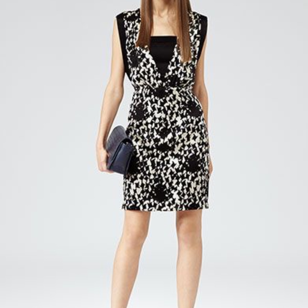 Reiss Arun Silk Cocktail Dress